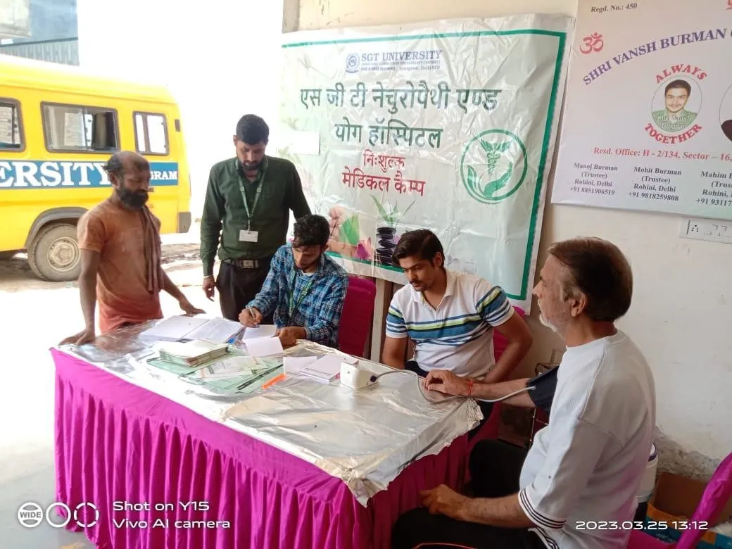 Awareness camp at D – block, New Palam Vihar, Gurugram